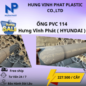 Ống Nhựa 114 Hưng Vĩnh Phát