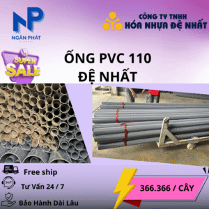 Ống Nhựa D110 Đệ Nhất