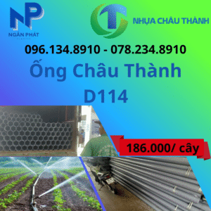 Ống Nhựa D114 Châu Thành Giá Rẻ