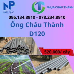 Ống Nhựa D120 Châu Thành Giá Rẻ