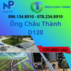 Ống Nhựa D120 Châu Thành Giá Rẻ