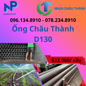 Ống Nhựa D130 Châu Thành Giá Rẻ
