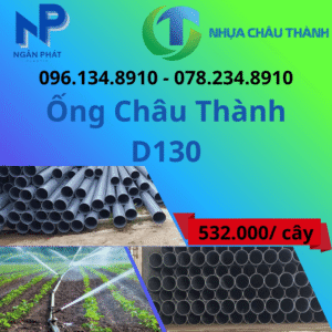 Ống Nhựa D130 Châu Thành Giá Rẻ