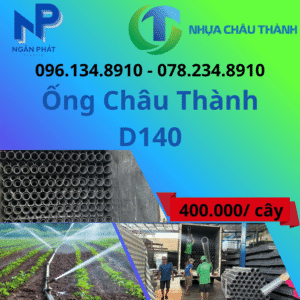 Ống Nhựa D140 Châu Thành Giá Rẻ