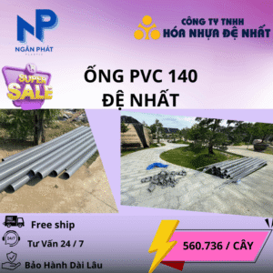 Ống Nhựa D140 Đệ Nhất
