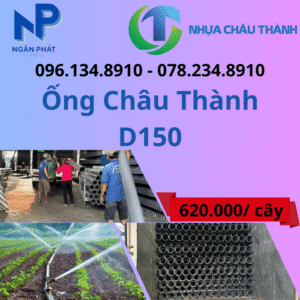 Ống Nhựa D150 Châu Thành Giá Rẻ