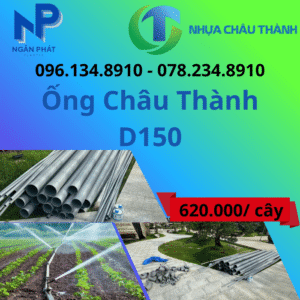Ống Nhựa D150 Châu Thành Giá Rẻ