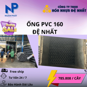 Ống Nhựa D160 Đệ Nhất