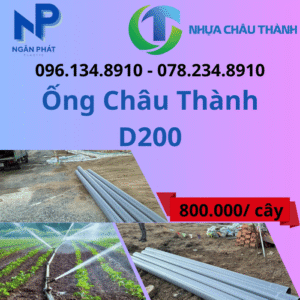 Ống Nhựa D200 Châu Thành Giá Rẻ