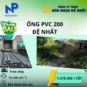 Ống Nhựa D200 Đệ Nhất