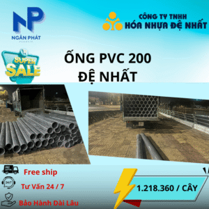 Ống Nhựa D200 Đệ Nhất