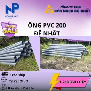 Ống Nhựa D200 Đệ Nhất
