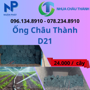 Ống Nhựa D21 Châu Thành Giá Rẻ