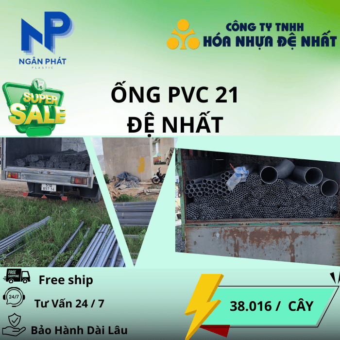 Ống Nhựa D21 Đệ Nhất Ống Nhựa D21 Đệ Nhất