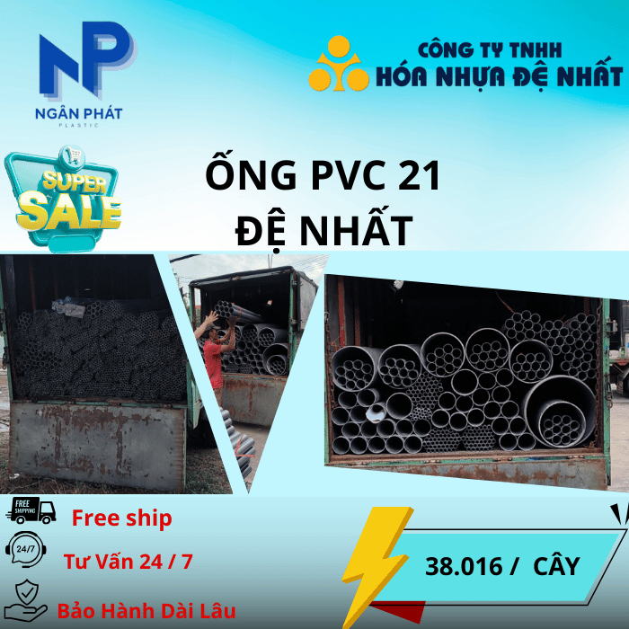 Ống Nhựa D21 Đệ Nhất Ống Nhựa D21 Đệ Nhất