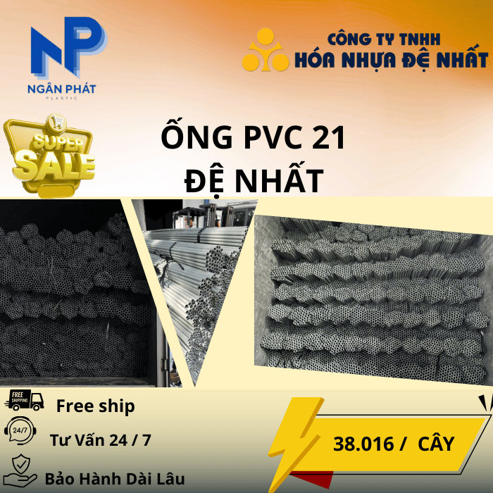 Ống Nhựa D21 Đệ Nhất Ống Nhựa D21 Đệ Nhất