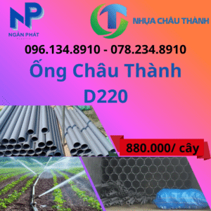 Ống Nhựa D220 Châu Thành Giá Rẻ