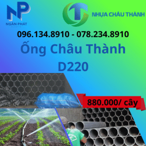 Ống Nhựa D220 Châu Thành Giá Rẻ