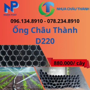 Ống Nhựa D220 Châu Thành Giá Rẻ