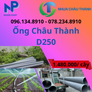 Ống Nhựa D250 Châu Thành Giá Rẻ