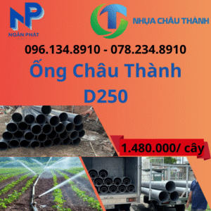 Ống Nhựa D250 Châu Thành Giá Rẻ
