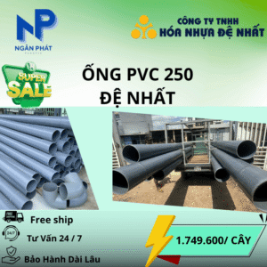 Ống Nhựa D250 Đệ Nhất