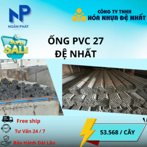 Ống Nhựa D27 Đệ Nhất