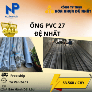Ống Nhựa D27 Đệ Nhất