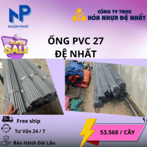 Ống Nhựa D27 Đệ Nhất