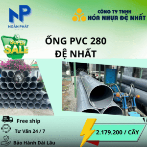 Ống Nhựa D280 Đệ Nhất