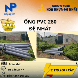 Ống Nhựa D280 Đệ Nhất