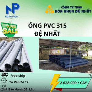 Ống Nhựa D315 Đệ Nhất