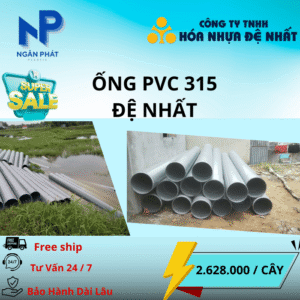 Ống Nhựa D315 Đệ Nhất