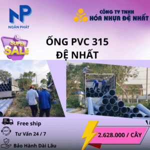 Ống Nhựa D315 Đệ Nhất