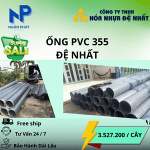 Ống Nhựa D355 Đệ Nhất