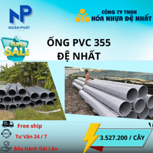 Ống Nhựa D355 Đệ Nhất