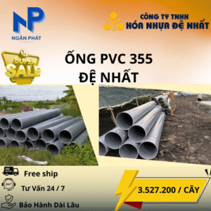 Ống Nhựa D355 Đệ Nhất
