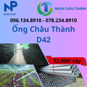 Ống Nhựa D42 Châu Thành Giá Rẻ