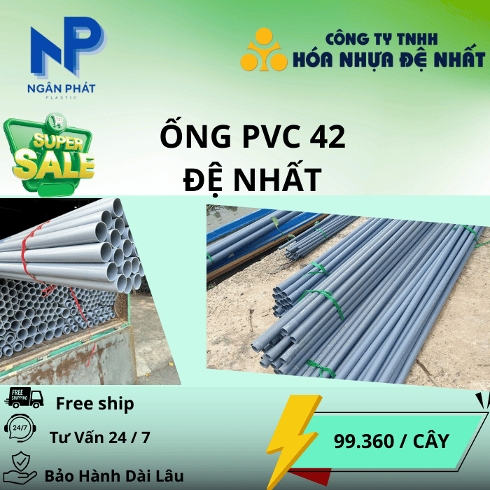Ống Nhựa D42 Đệ Nhất Ống Nhựa D42 Đệ Nhất