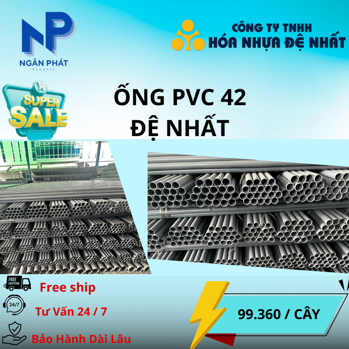 Ống Nhựa D42 Đệ Nhất Ống Nhựa D42 Đệ Nhất