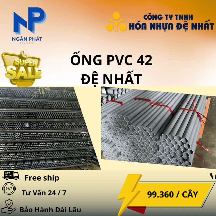 Ống Nhựa D42 Đệ Nhất Ống Nhựa D42 Đệ Nhất