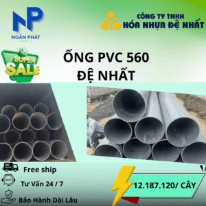 Ống Nhựa D560 Đệ Nhất