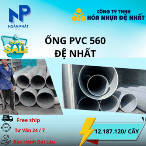 Ống Nhựa D560 Đệ Nhất