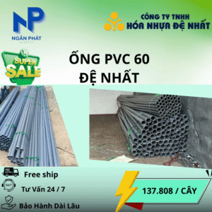 Ống Nhựa D60 Đệ Nhất