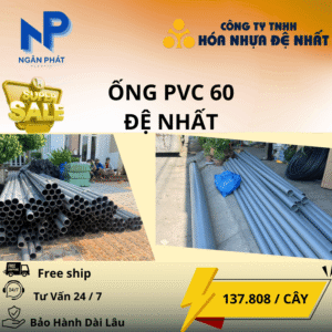 Ống Nhựa D60 Đệ Nhất
