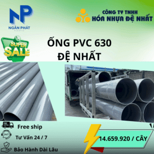 Ống Nhựa D630 Đệ Nhất