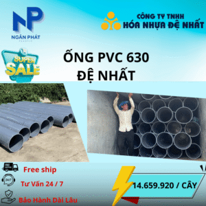 Ống Nhựa D630 Đệ Nhất