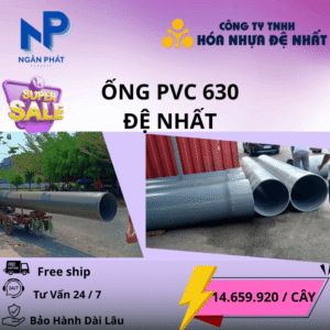 Ống Nhựa D630 Đệ Nhất