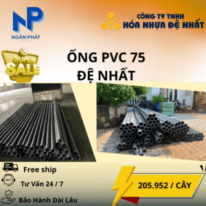 Ống Nhựa D75 Đệ Nhất