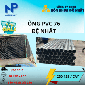 Ống Nhựa D76 Đệ Nhất